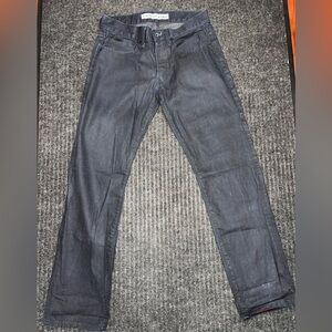 Express Rocco Slim Fit Straight Leg Jeans Blue Mens 30x32